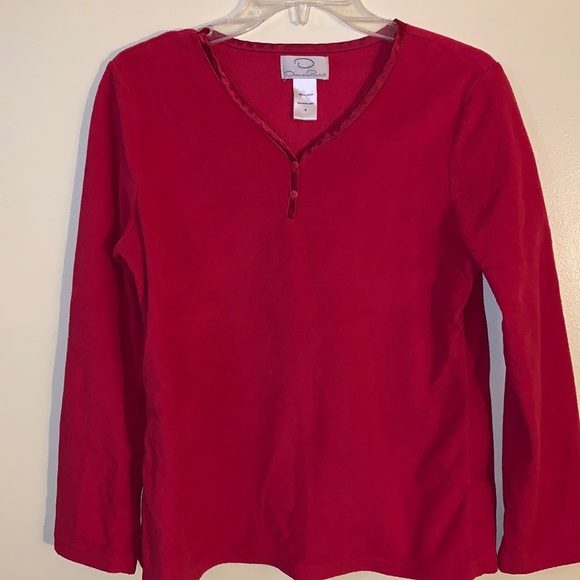 Oscar de la Renta vintage flannel pajamas set - Picture 2 of 8